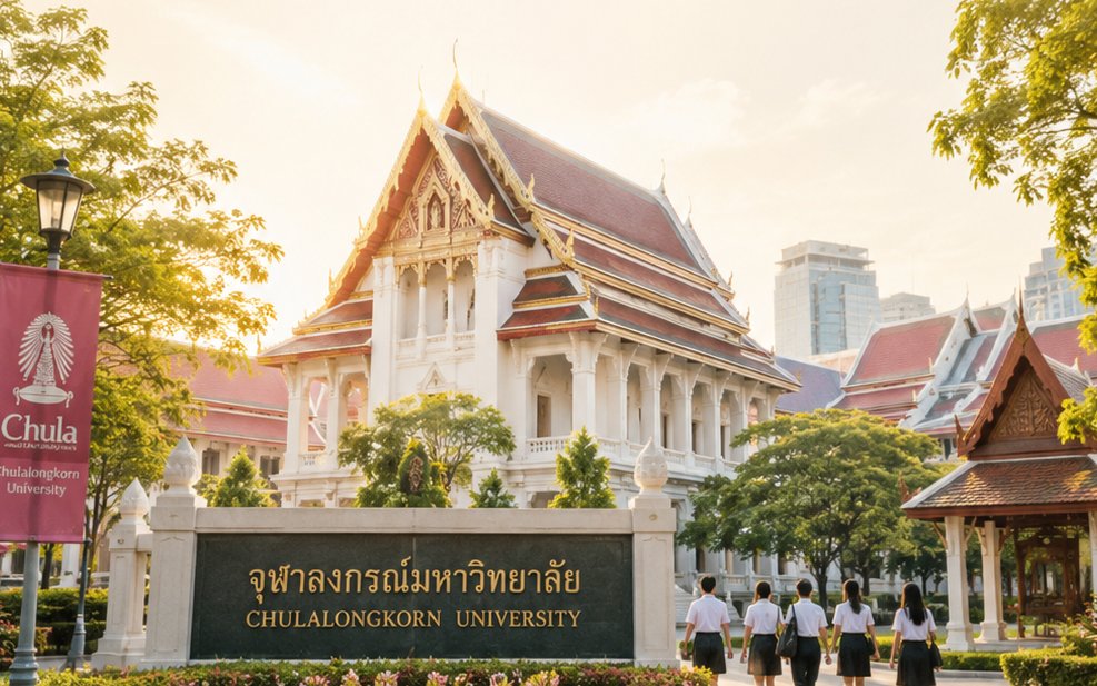 China–Thailand sci-tech and culture delegation visiting Chulalongkorn University, by AIT