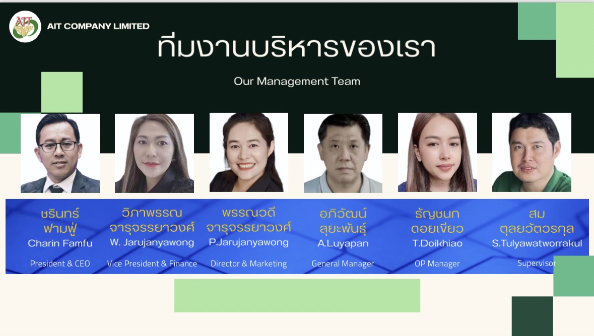 AIT Company Limited management team
